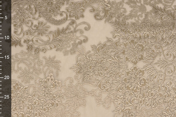 Netz Bestickt Penelope Alice Taupe