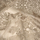 Netz Bestickt Penelope Alice Taupe Netz Bestickt Penelope Alice Taupe