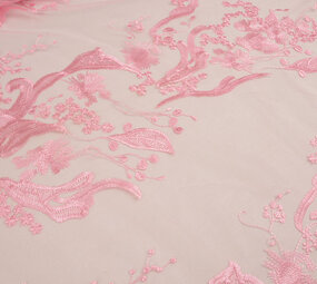 Mesh Embroidered Lucy Pink Mesh Embroidered Lucy Pink