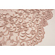 Mesh Ricamato Hyacinth Glitter con Perla Rosa Cipria Mesh Ricamato Hyacinth Glitter con Perla Rosa Cipria