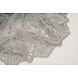Mesh Ricamato Mary Glitter con Perla Argento Mesh Ricamato Mary Glitter con Perla Argento