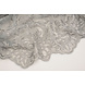 Mesh Ricamato Mary Glitter con Perla Argento Mesh Ricamato Mary Glitter con Perla Argento