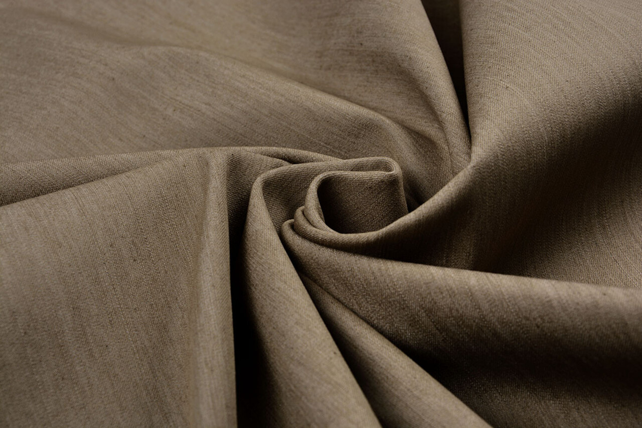 Ongebleekte Stretch Jeans Taupe 350 Gram