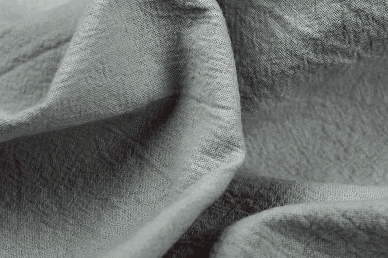 Oeko-Tex®  100% Washed Cotton Grey Oeko-Tex®  100% Washed Cotton Grey