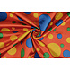 Polyester Satin Imprimé Clown Pois Rouge Polyester Satin Imprimé Clown Pois Rouge