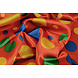 Polyester Satin Imprimé Clown Pois Rouge Polyester Satin Imprimé Clown Pois Rouge