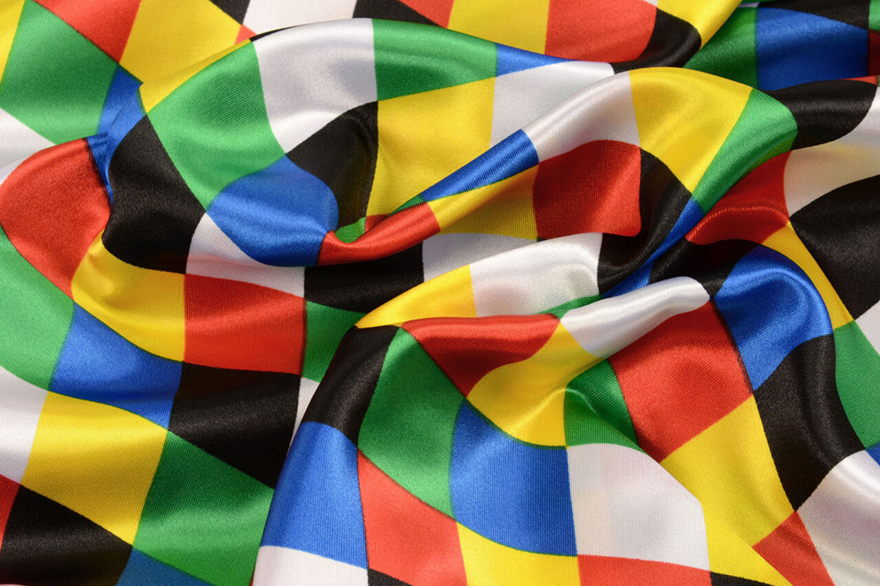 Poly Satin Printed Large Diamond Multi 1 Poly Satin Printed Large Diamond Multi 1