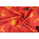 Bi-Elástico Estampado Chinese Draak Rojo Bi-Elástico Estampado Chinese Draak Rojo