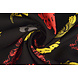 Bi-Stretch Stampato Chinese Draak Nero Bi-Stretch Stampato Chinese Draak Nero
