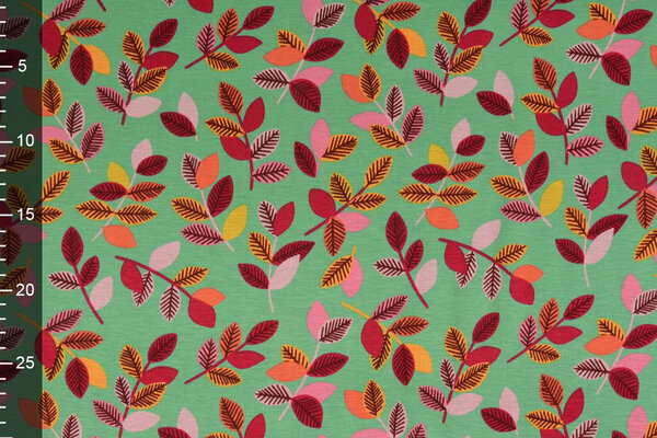 Jogging Alpenfleece Wende Bladeren Groen