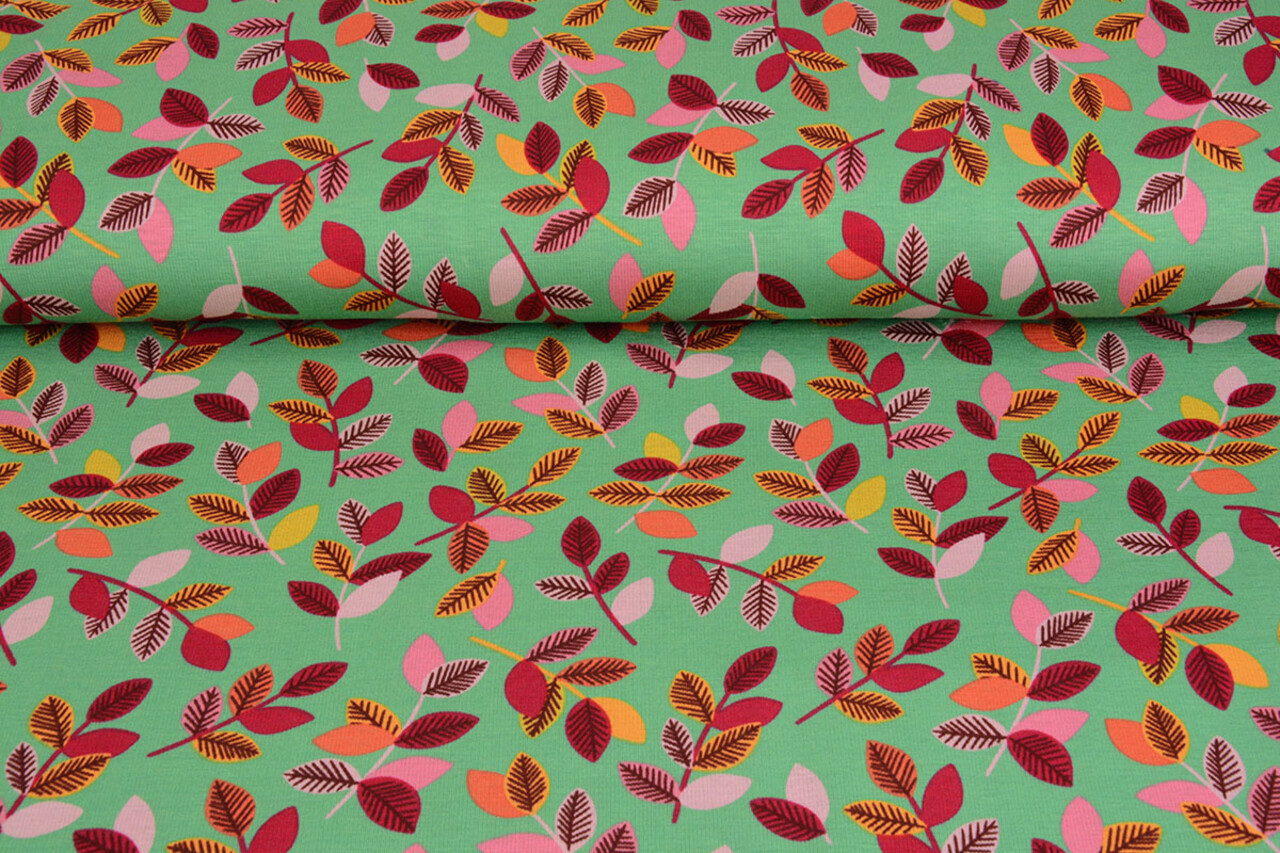 Jogging Alpenfleece Wende Leaves Green Jogging Alpenfleece Wende Leaves Green