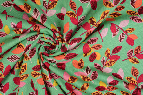 Jogging Alpenfleece Wende Leaves Green Jogging Alpenfleece Wende Leaves Green