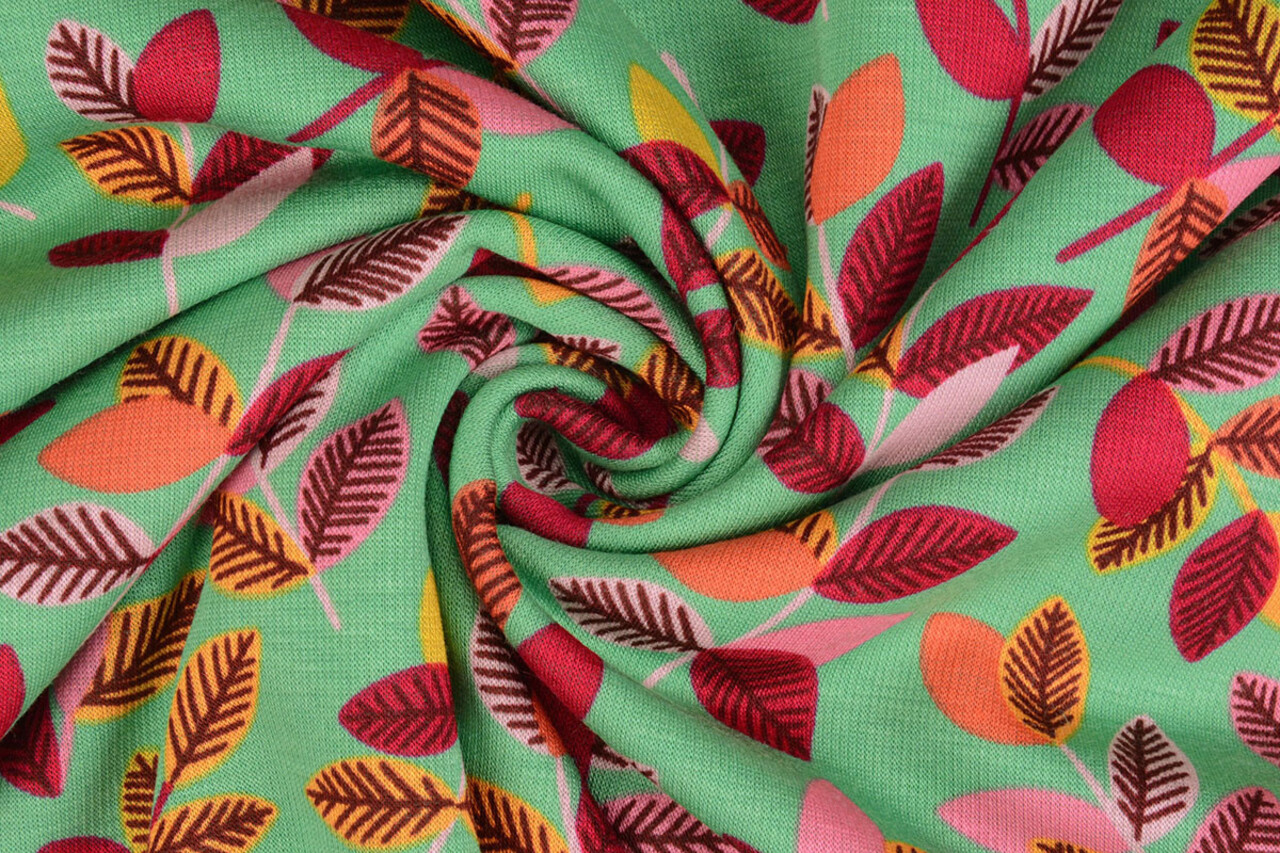 Jogging Alpenfleece Wende Leaves Green Jogging Alpenfleece Wende Leaves Green