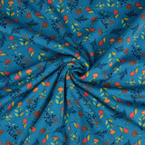Sweat Polaire Alpine Reva Fleurs Bleu Sweat Polaire Alpine Reva Fleurs Bleu