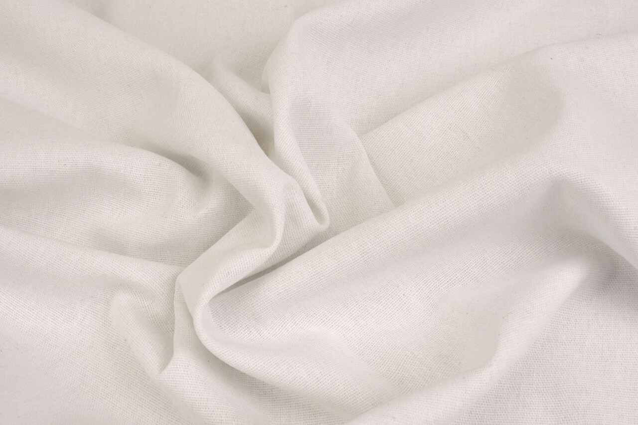 Linen Cotton White Linen Cotton White