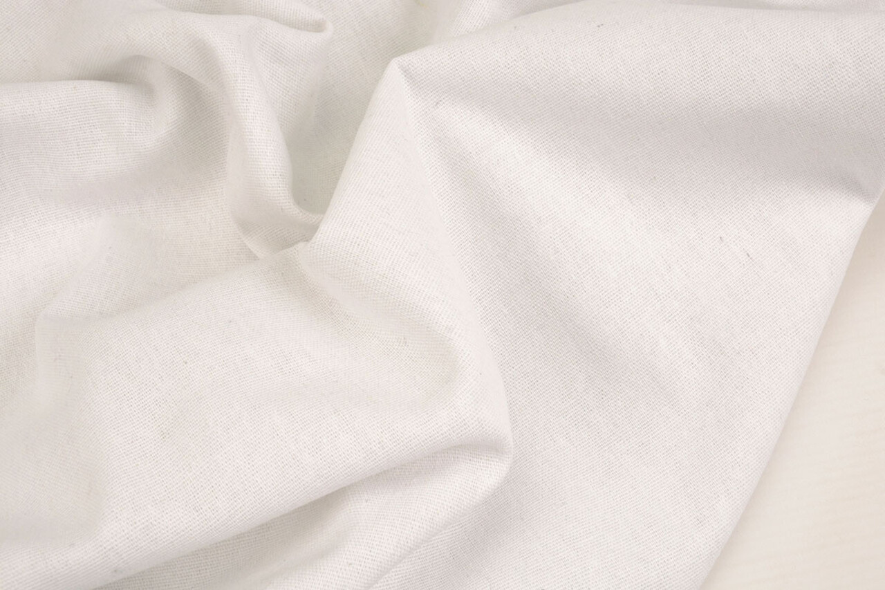 Linen Cotton White Linen Cotton White
