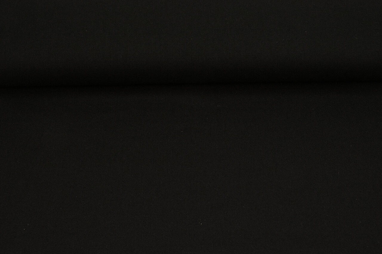 Leinen Baumwolle Schwarz