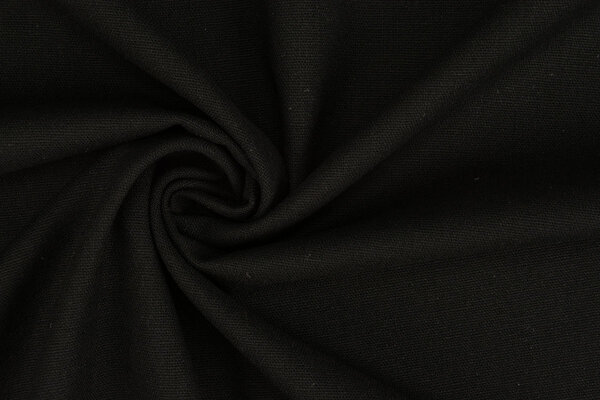 Leinen Baumwolle Schwarz