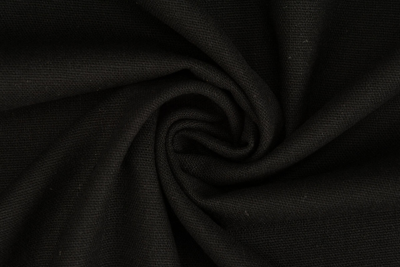Linnen Katoen Zwart