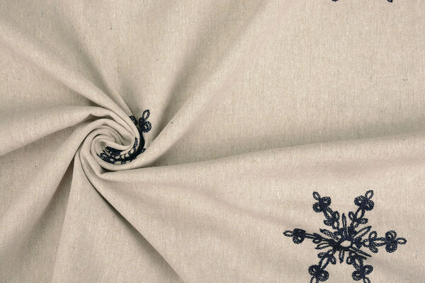 Linnen Katoen Geborduurd Isra