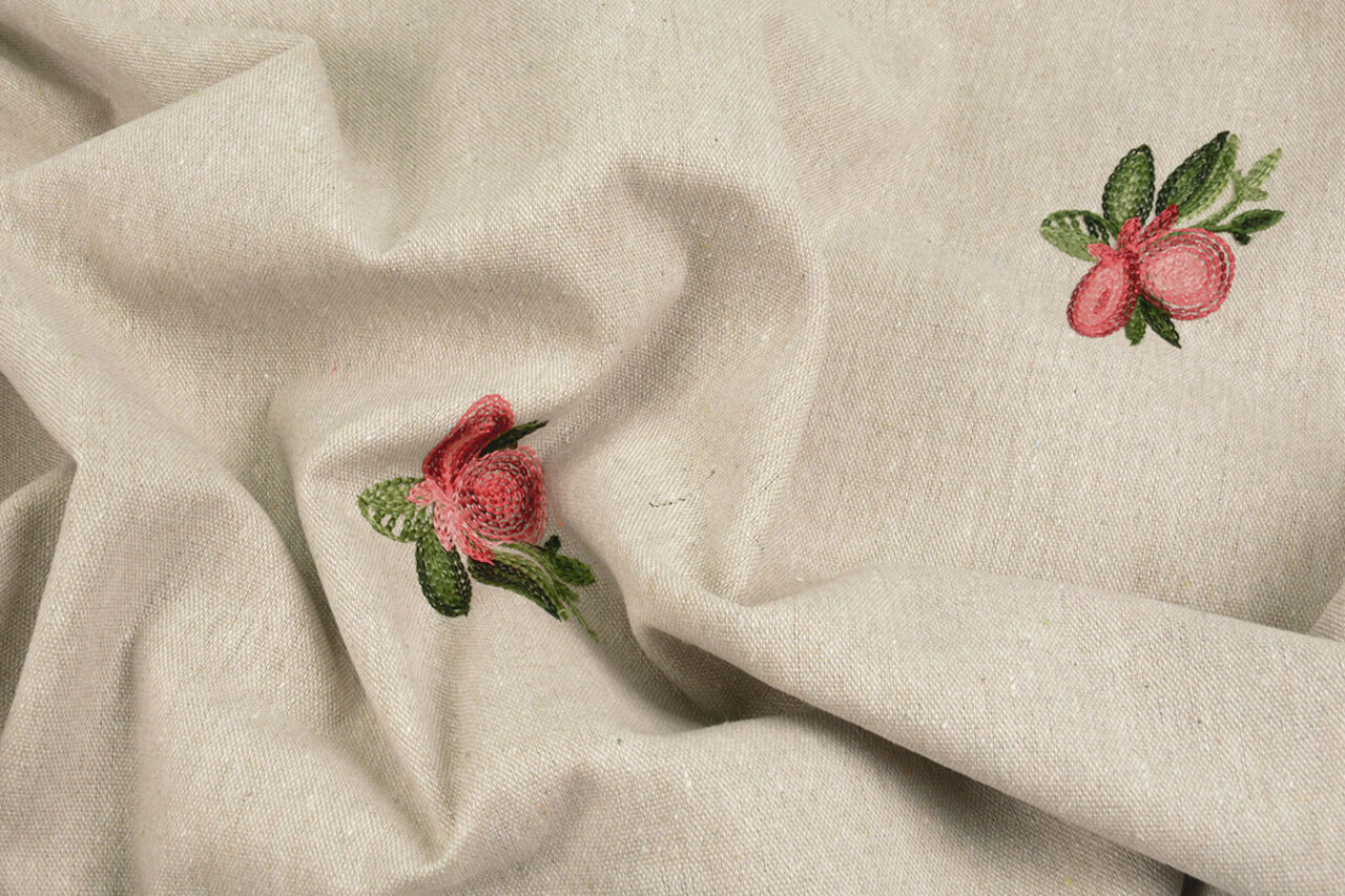 Linen Cotton Embroidered Kyria