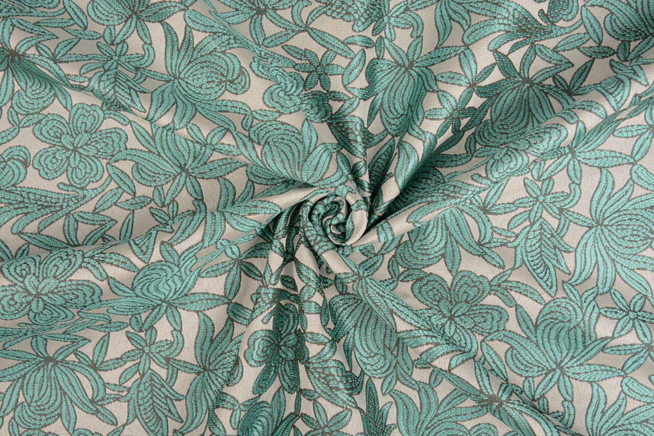 Brokaat Edwina Zeegroen Brokaat Edwina Zeegroen