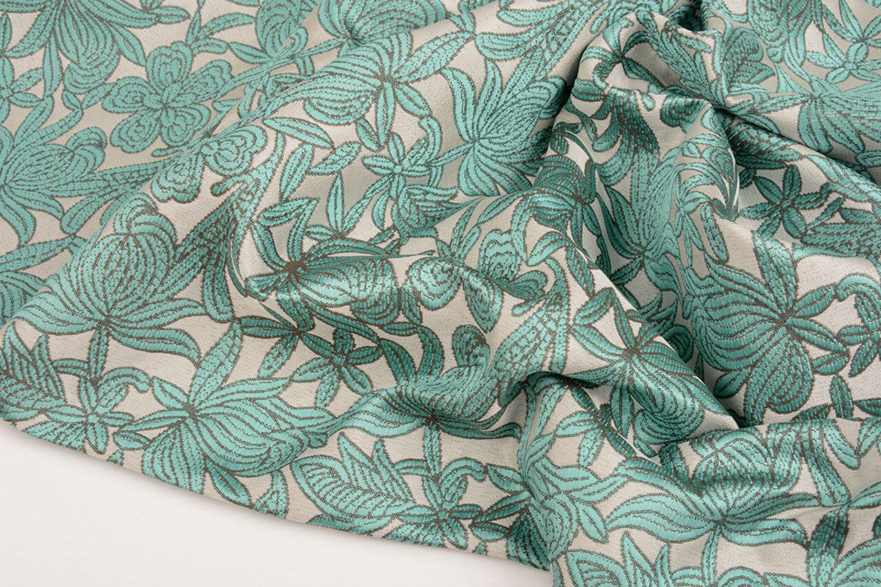 Brokaat Edwina Zeegroen Brokaat Edwina Zeegroen