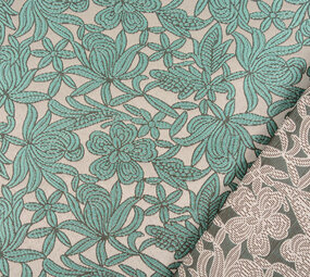 Brokaat Edwina Zeegroen Brokaat Edwina Zeegroen