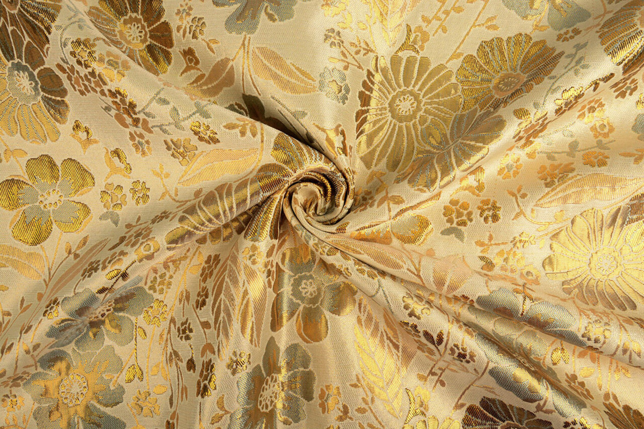 Brocade Janessa  Baby Blue Brocade Janessa  Baby Blue