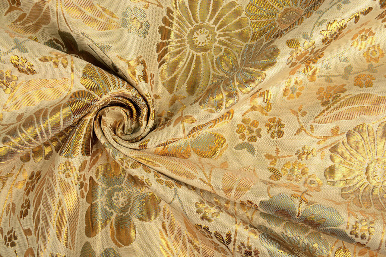 Brocade Janessa  Baby Blue Brocade Janessa  Baby Blue