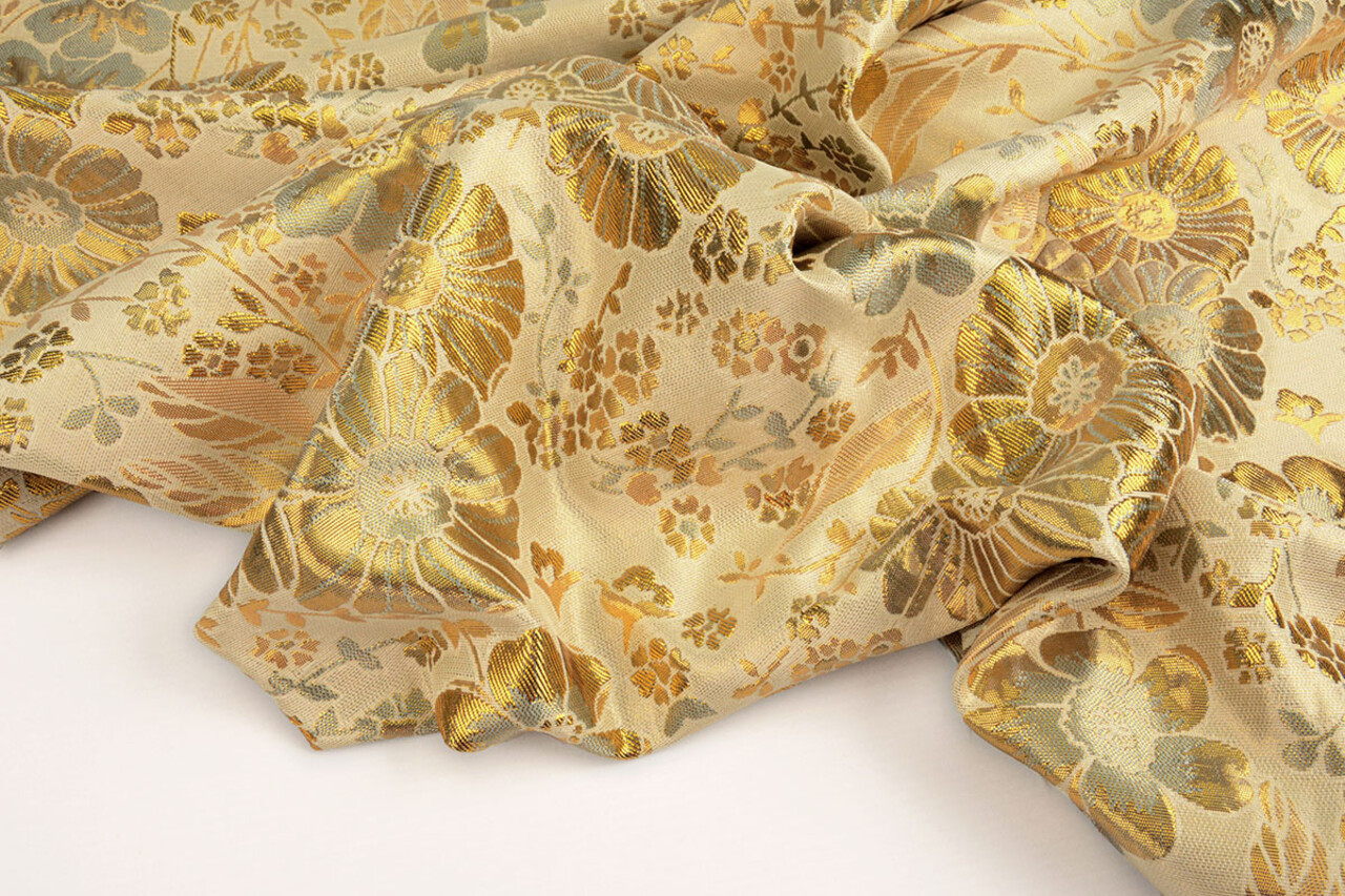 Brocade Janessa  Baby Blue Brocade Janessa  Baby Blue