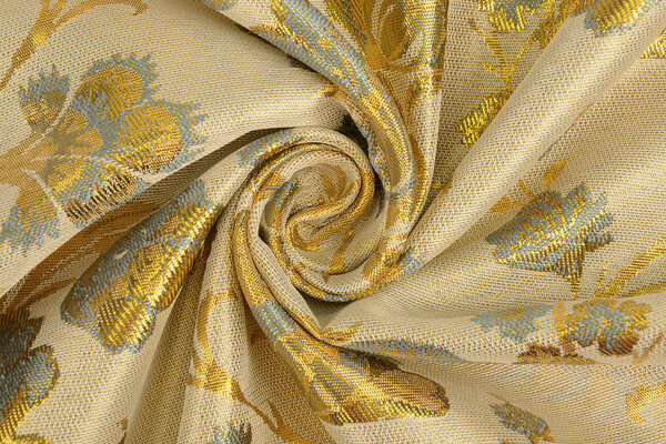Broccato Tanya Denim Oro Broccato Tanya Denim Oro