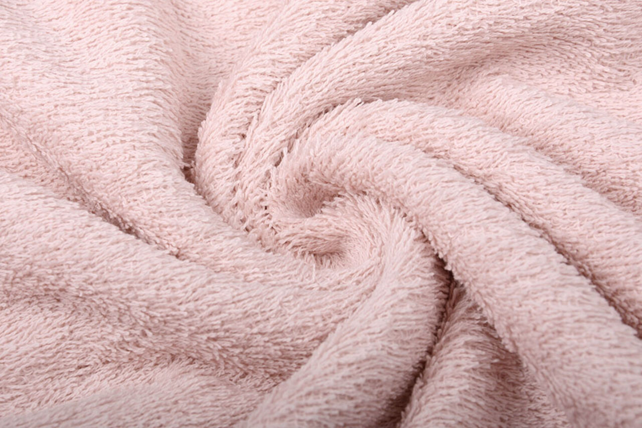 Oeko-Tex® Tissu Éponge Rose Clair Oeko-Tex® Tissu Éponge Rose Clair