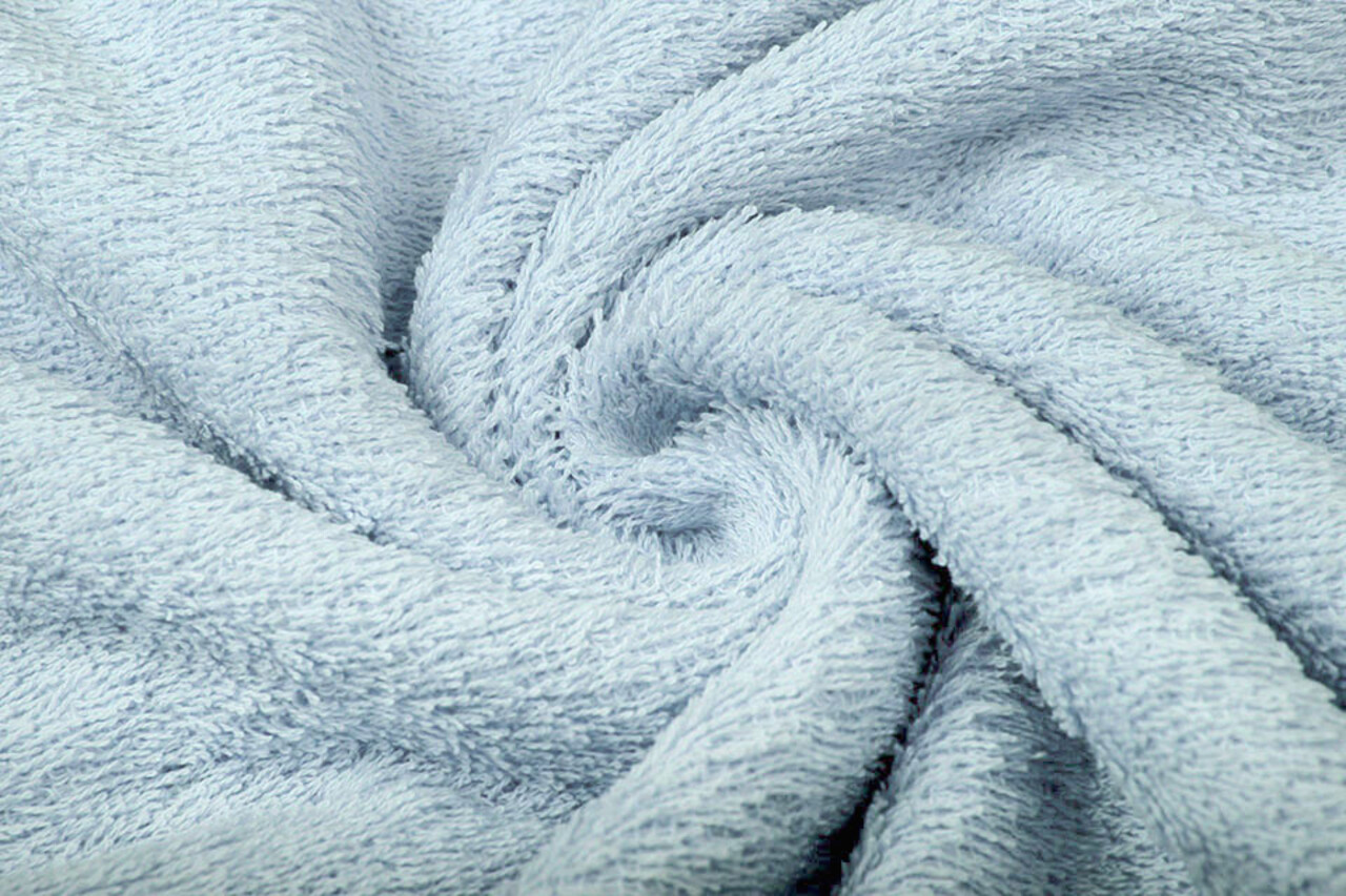 Oeko-Tex® Badstof Baby blauw Oeko-Tex® Badstof Baby blauw