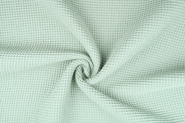 Oeko-Tex®  Wafel Katoen Licht Oud Groen Oeko-Tex®  Wafel Katoen Licht Oud Groen