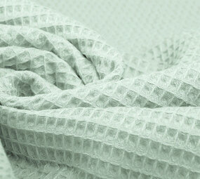 Oeko-Tex®  Waffelpiqué Baumwolle Hell Altgrün Oeko-Tex®  Waffelpiqué Baumwolle Hell Altgrün