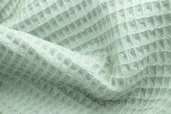 Oeko-Tex®  Waffle Pique Light Old Green