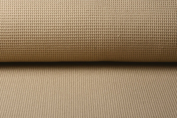 Oeko-Tex®  Mini Wafel Katoen Zand Oeko-Tex®  Mini Wafel Katoen Zand