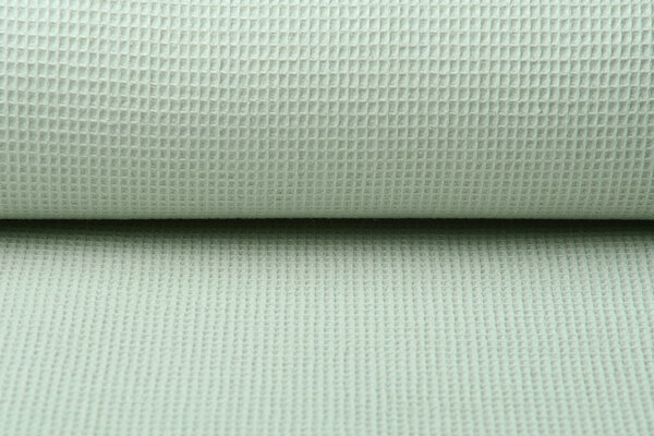 Oeko-Tex® Mini Wafel Katoen Licht Oud Groen Oeko-Tex® Mini Wafel Katoen Licht Oud Groen