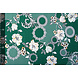 Viscosa Jersey Laccato Bunga Fiore Verde Viscosa Jersey Laccato Bunga Fiore Verde