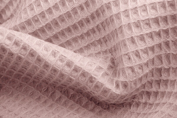 Oeko-Tex®  Waffle pique Old pink Oeko-Tex®  Waffle pique Old pink