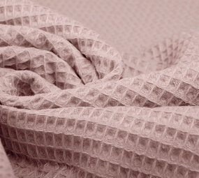 Oeko-Tex®  Waffelpiqué Baumwolle Altrosa Oeko-Tex®  Waffelpiqué Baumwolle Altrosa