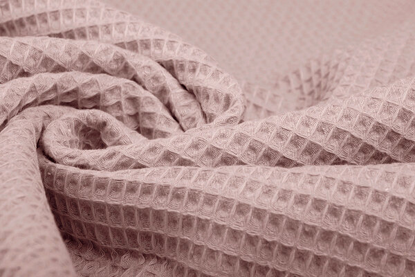 Oeko-Tex®  Waffle pique Old pink Oeko-Tex®  Waffle pique Old pink