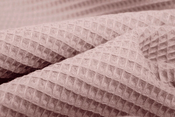 Oeko-Tex®  Waffle pique Old pink Oeko-Tex®  Waffle pique Old pink