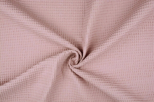 Oeko-Tex®  Nid d’Abeille Coton Vieux Rose