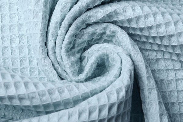 Oeko-Tex®  Waffle Pique Fabric Baby Blue