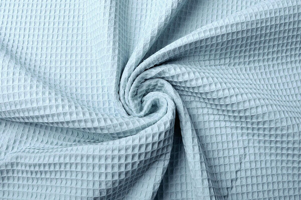 Oeko-Tex®  Waffle Pique Fabric Baby Blue