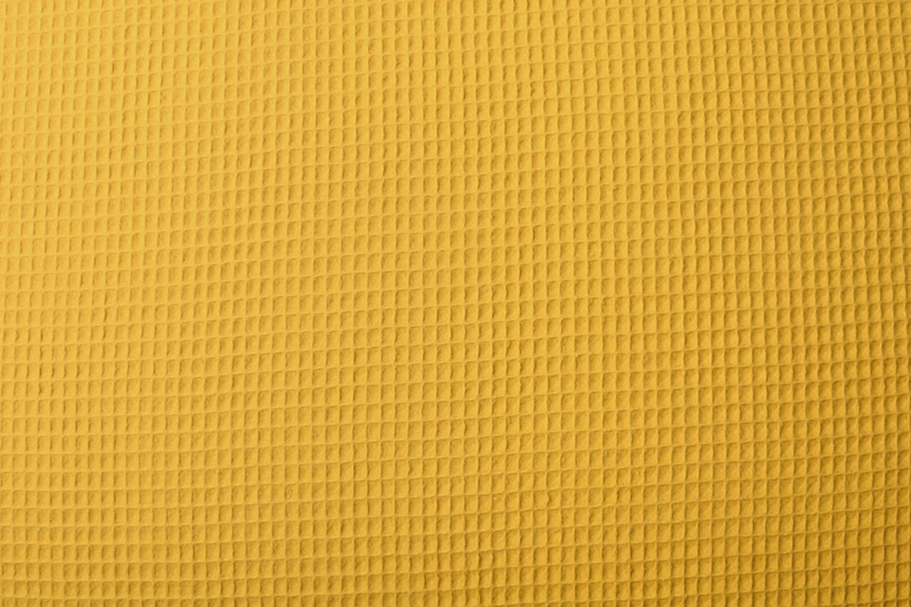 Oeko-Tex®  Waffelpiqué Baumwolle Ocker