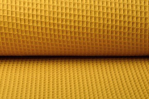 Oeko-Tex®  Waffle Pique Fabric Ocher