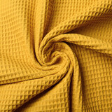 Oeko-Tex®  Waffle Pique Fabric Ocher